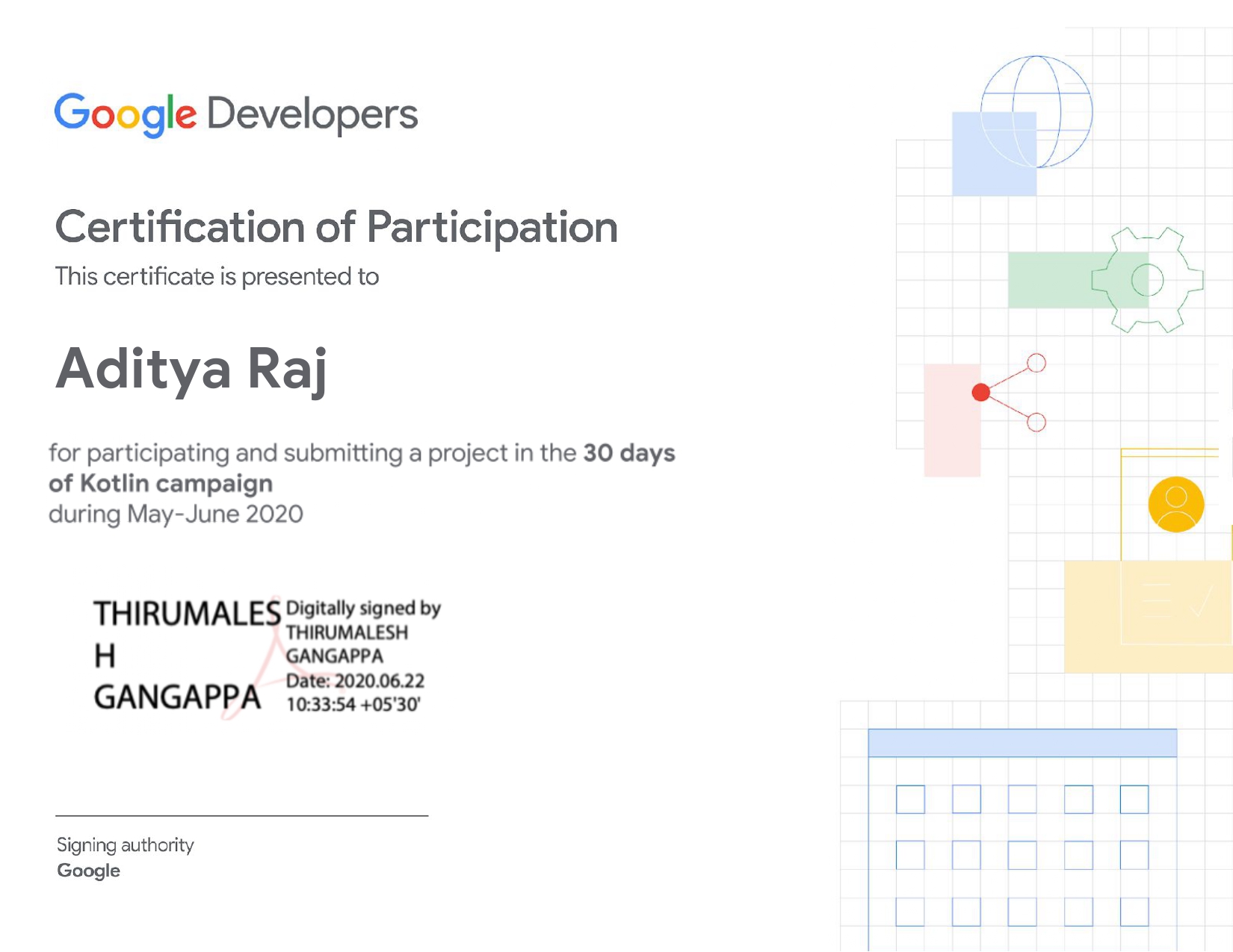 30 Days of Kotlin with Google Developers